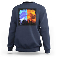 Godzilla Versus Moo Deng Sweatshirt - Wonder Print Shop