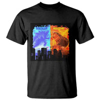 Godzilla Versus Moo Deng T Shirt - Wonder Print Shop