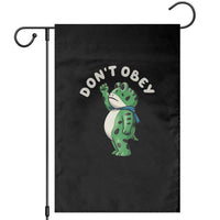 Portland Frog Garden Flag Don't Obey Inflatable Costume Protest - Wonder Print Shop