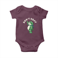 Portland Frog Baby Onesie Don't Obey Inflatable Costume Protest - Wonder Print Shop
