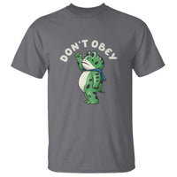 Portland Frog T Shirt Don't Obey Inflatable Costume Protest - Wonder Print Shop