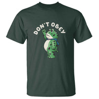 Portland Frog T Shirt Don't Obey Inflatable Costume Protest - Wonder Print Shop