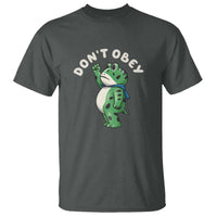 Portland Frog T Shirt Don't Obey Inflatable Costume Protest - Wonder Print Shop
