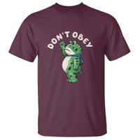 Portland Frog T Shirt Don't Obey Inflatable Costume Protest - Wonder Print Shop