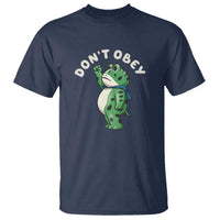Portland Frog T Shirt Don't Obey Inflatable Costume Protest - Wonder Print Shop