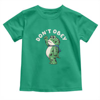 Portland Frog Toddler T Shirt Don't Obey Inflatable Costume Protest - Wonder Print Shop