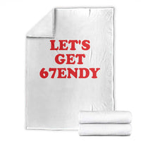Let's Get Sendy 67 Throw Blanket Funny 6 7 Six Seven 6 7endy Meme - Wonder Print Shop