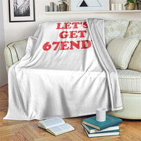 Let's Get Sendy 67 Throw Blanket Funny 6 7 Six Seven 6 7endy Meme - Wonder Print Shop