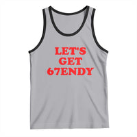 Let's Get Sendy 67 Tank Top Funny 6 7 Six Seven 6 7endy Meme - Wonder Print Shop