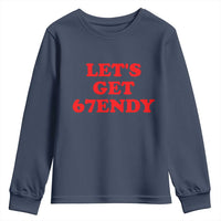 Let's Get Sendy 67 Youth Sweatshirt Funny 6 7 Six Seven 6 7endy Meme - Wonder Print Shop