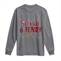 Six Seven Christmas Long Sleeve Shirt Let's get Sendy 7endy Funny 67 6 7 Meme Gen Alpha Slang - Wonder Print Shop