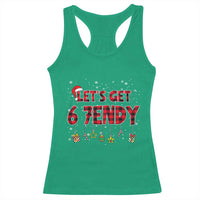 Six Seven Christmas Racerback Tank Top Let's get Sendy 7endy Funny 67 6 7 Meme Gen Alpha Slang - Wonder Print Shop