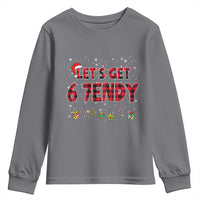 Six Seven Christmas Youth Sweatshirt Let's get Sendy 7endy Funny 67 6 7 Meme Gen Alpha Slang - Wonder Print Shop