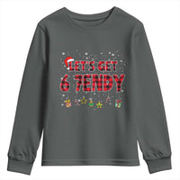 Six Seven Christmas Youth Sweatshirt Let's get Sendy 7endy Funny 67 6 7 Meme Gen Alpha Slang - Wonder Print Shop
