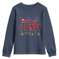 Six Seven Christmas Youth Sweatshirt Let's get Sendy 7endy Funny 67 6 7 Meme Gen Alpha Slang - Wonder Print Shop