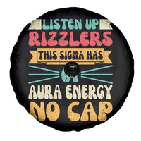 Listen Up Rizzlers This Sigma Has 67 Aura Energy Six Seven Spare Tire Cover - Wonder Print Shop