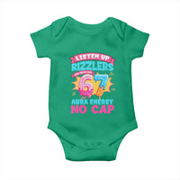 Listen Up Rizzlers This Sigma Has 67 Aura Energy Six Seven Baby Onesie Baseball Drip Number 67 - Wonder Print Shop