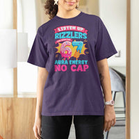 Listen Up Rizzlers This Sigma Has 67 Aura Energy Six Seven T Shirt For Women Baseball Drip Number 67 - Wonder Print Shop
