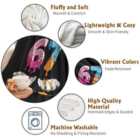 Funny 67 Six Seven Ice Cream Drip Throw Blanket Cool Meme 6 7 Funny Number Couple Matching Costume - Wonder Print Shop