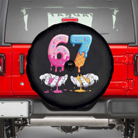 Funny 67 Six Seven Ice Cream Drip Spare Tire Cover Cool Meme 6 7 Funny Number Couple Matching Costume - Wonder Print Shop