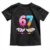 Funny 67 Six Seven Ice Cream Drip Toddler T Shirt Cool Meme 6 7 Funny Number Couple Matching Costume - Wonder Print Shop