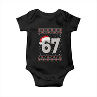 Funny Six Seven 6 7 Meme Ugly Christmas Baby Onesie Gen Alpha Slang - Wonder Print Shop