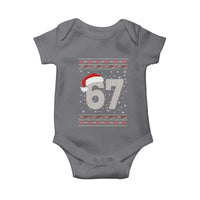 Funny Six Seven 6 7 Meme Ugly Christmas Baby Onesie Gen Alpha Slang - Wonder Print Shop