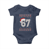 Funny Six Seven 6 7 Meme Ugly Christmas Baby Onesie Gen Alpha Slang - Wonder Print Shop