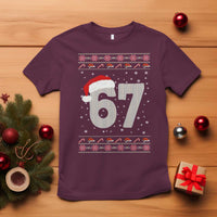 Funny Six Seven 6 7 Meme Ugly Christmas T Shirt Gen Alpha Slang - Wonder Print Shop