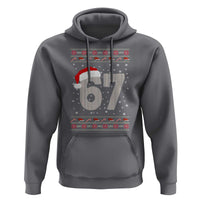 Funny Six Seven 6 7 Meme Ugly Christmas Hoodie Gen Alpha Slang - Wonder Print Shop