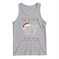 Funny Six Seven 6 7 Meme Ugly Christmas Tank Top Gen Alpha Slang - Wonder Print Shop