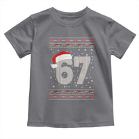Funny Six Seven 6 7 Meme Ugly Christmas Toddler T Shirt Gen Alpha Slang - Wonder Print Shop