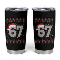 Funny Six Seven 6 7 Meme Ugly Christmas Tumbler Cup Gen Alpha Slang - Wonder Print Shop