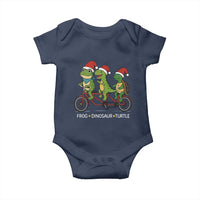 Subtle FDT Christmas Baby Onesie Frog Dinosaur Turtle Political Satire - Wonder Print Shop