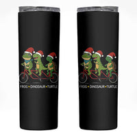 Subtle FDT Christmas Skinny Tumbler Frog Dinosaur Turtle Political Satire - Wonder Print Shop