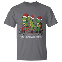 Subtle FDT Christmas T Shirt Frog Dinosaur Turtle Political Satire - Wonder Print Shop