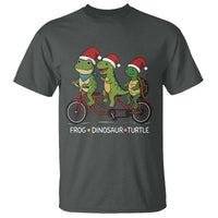 Subtle FDT Christmas T Shirt Frog Dinosaur Turtle Political Satire - Wonder Print Shop