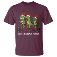 Subtle FDT Christmas T Shirt Frog Dinosaur Turtle Political Satire - Wonder Print Shop