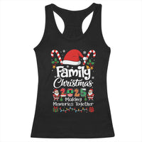 Family Christmas 2025 Racerback Tank Top Matching Xmas Squad Santa - Wonder Print Shop
