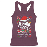 Family Christmas 2025 Racerback Tank Top Matching Xmas Squad Santa - Wonder Print Shop