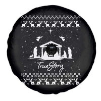 Nativity Scene Christmas Spare Tire Cover Christian True Story Jesus Birth Ugly Xmas - Wonder Print Shop