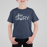 Christian True Story T Shirt For Kid Nativity Scene Christmas Faith Cross Jesus Birth - Wonder Print Shop