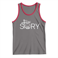 Christian True Story Tank Top Nativity Scene Christmas Faith Cross Jesus Birth - Wonder Print Shop