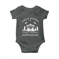 True Story Merry Christmas Baby Onesie Christian Xmas True Story Jesus Birth - Wonder Print Shop