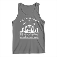 True Story Merry Christmas Tank Top Christian Xmas True Story Jesus Birth - Wonder Print Shop
