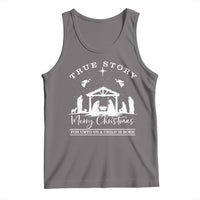 True Story Merry Christmas Tank Top Christian Xmas True Story Jesus Birth - Wonder Print Shop