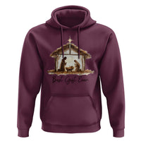 Nativity Scene Hoodie Christian Christmas Jesus Best Gift Ever - Wonder Print Shop