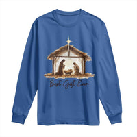 Nativity Scene Long Sleeve Shirt Christian Christmas Jesus Best Gift Ever - Wonder Print Shop