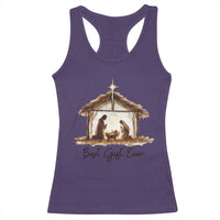 Nativity Scene Racerback Tank Top Christian Christmas Jesus Best Gift Ever - Wonder Print Shop