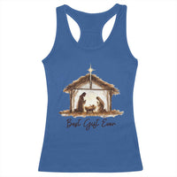 Nativity Scene Racerback Tank Top Christian Christmas Jesus Best Gift Ever - Wonder Print Shop